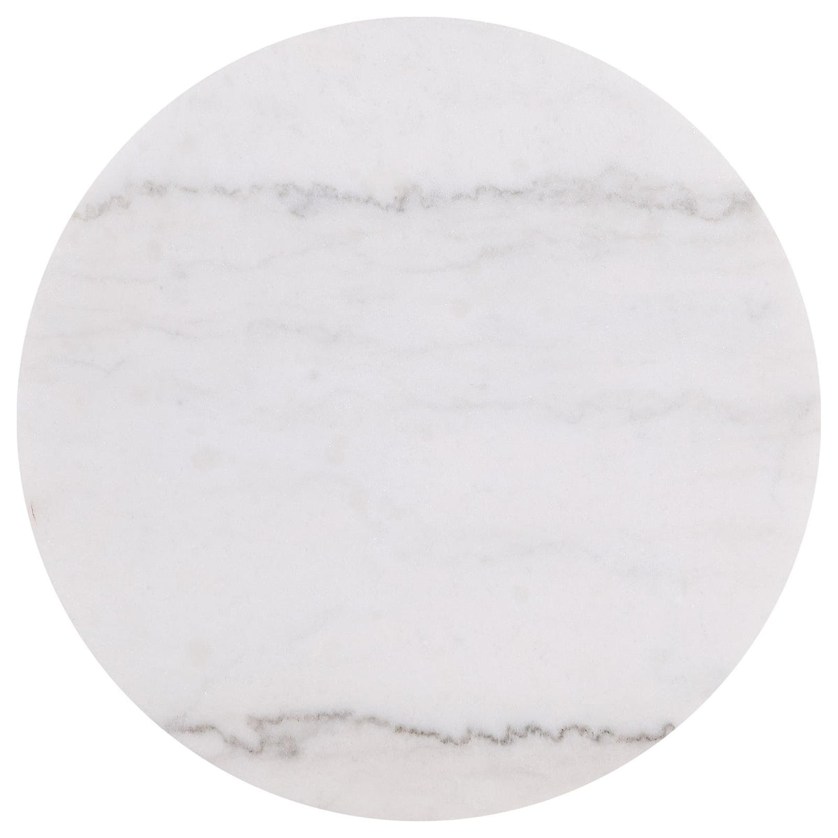 Jason Round White Marble Coffee Table Set Greige