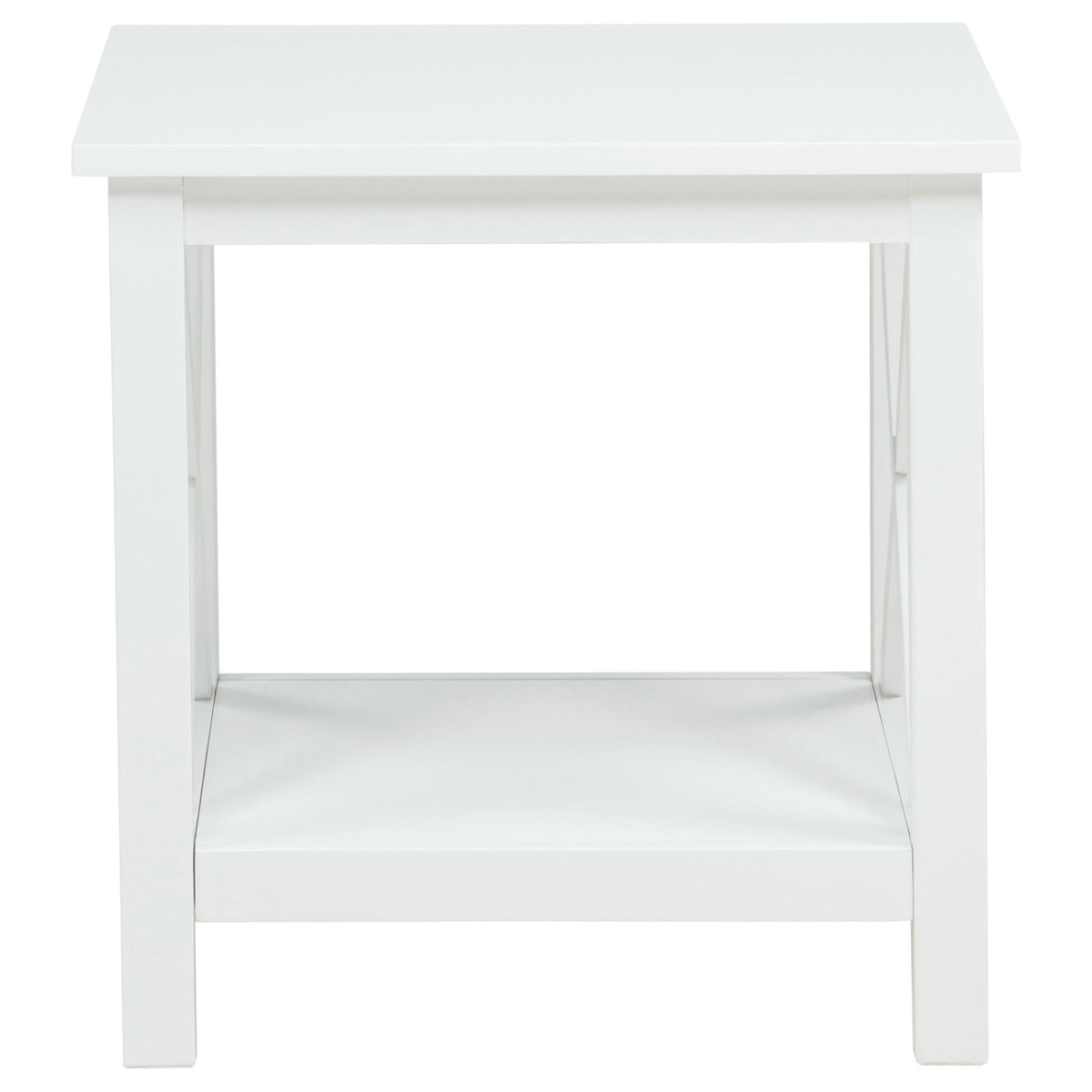 Skyview Rectangular Lift Top Coffee Table Set White
