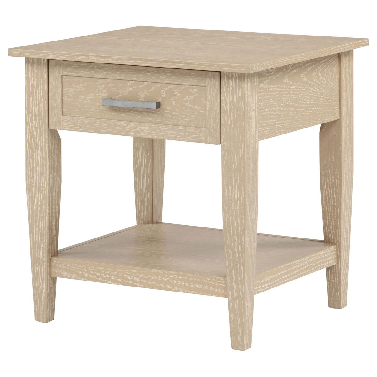 Lindenton 1-drawer Wood Occasional Side End Table Blonde