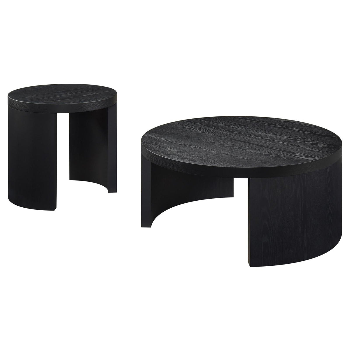Sweeney Coffee and End Occasional Table Set Black