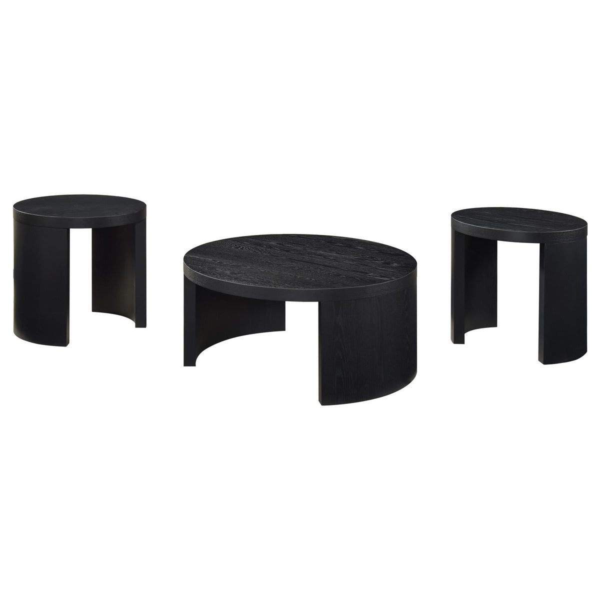 Sweeney Coffee and End Occasional Table Set Black