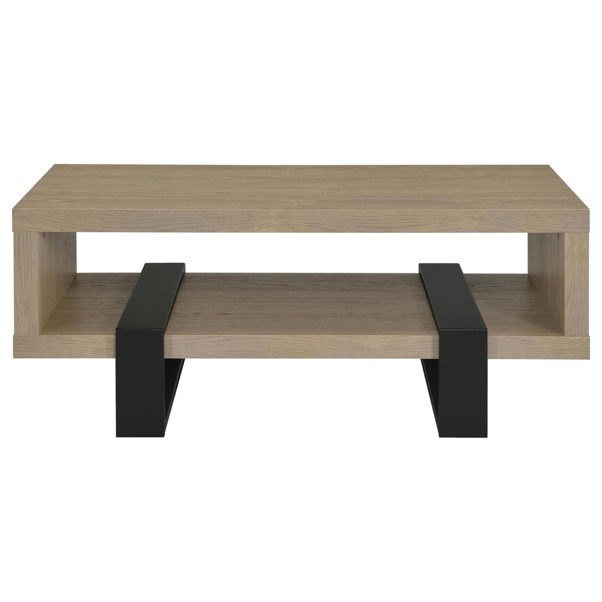 Dinard Engineered Wood Cocktail Coffee Table Latte
