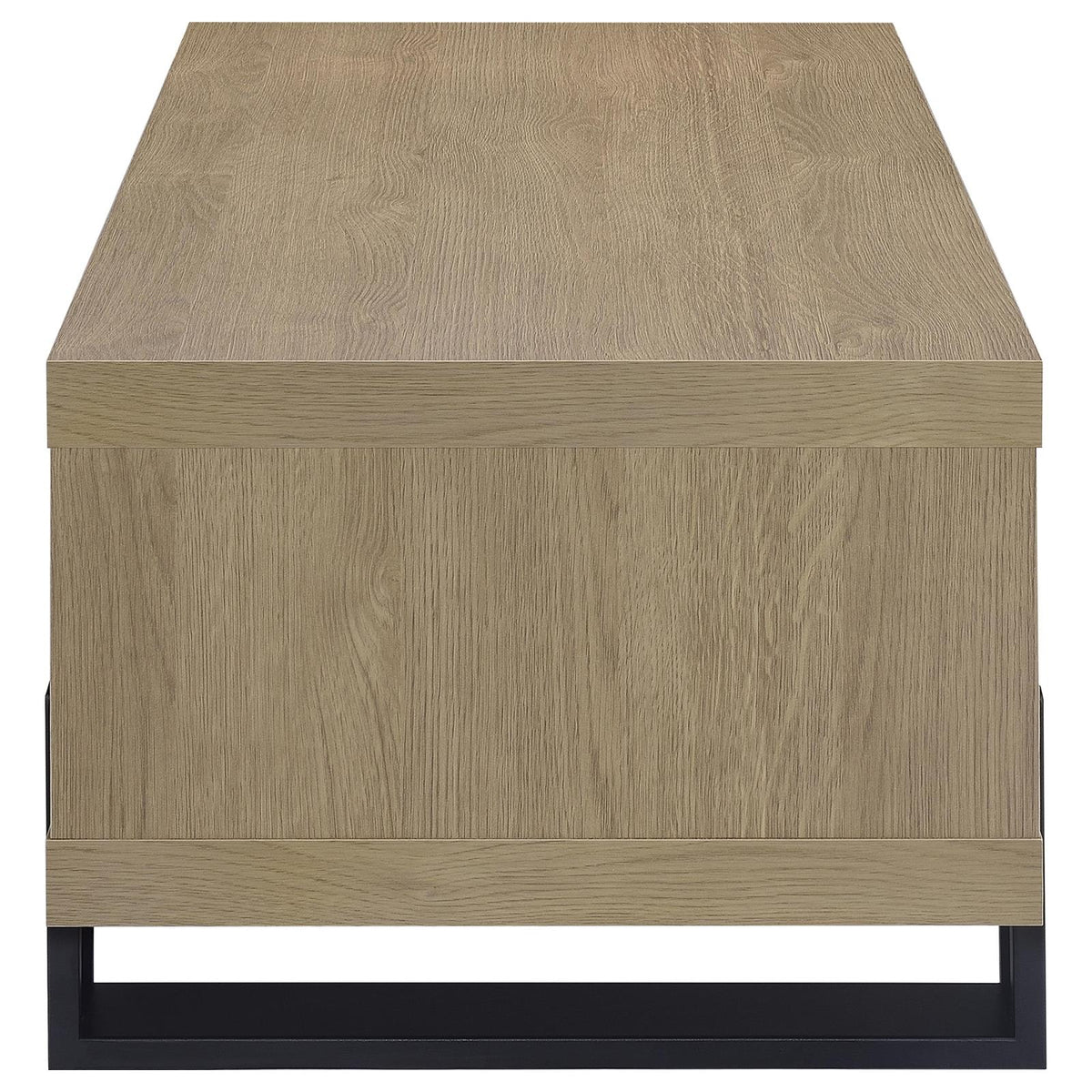 Dinard Engineered Wood Cocktail Coffee Table Latte