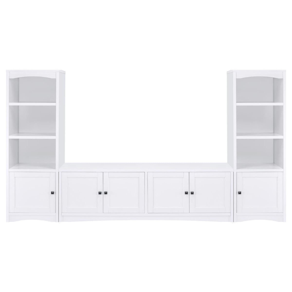 Laughlin 3-piece Entertainment Center TV Stand White