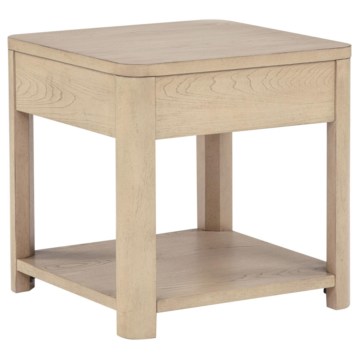 Marcelo Coffee Table Set with Storage Light Elm