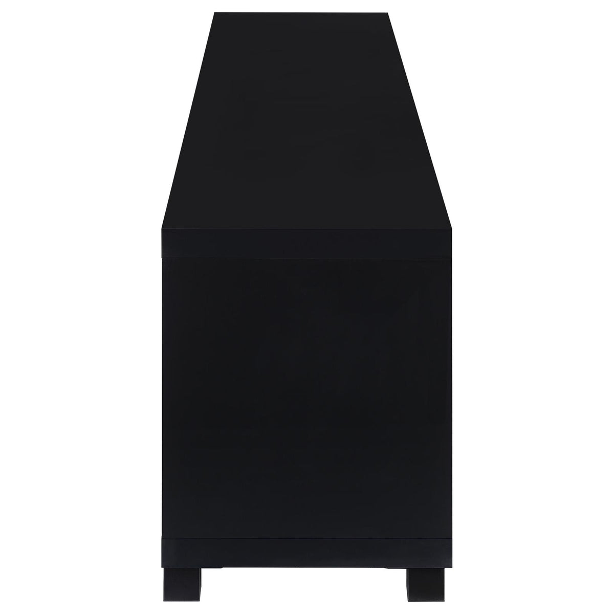 Sachin 4-door Engineered Wood 79-inch TV Stand Black