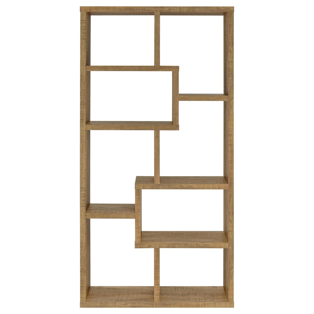 Theo 71-inch 6-shelf Bookshelf Mango