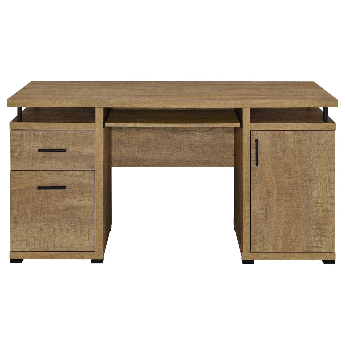 Tracy 55-inch 2-drawer Office Computer Desk Mango