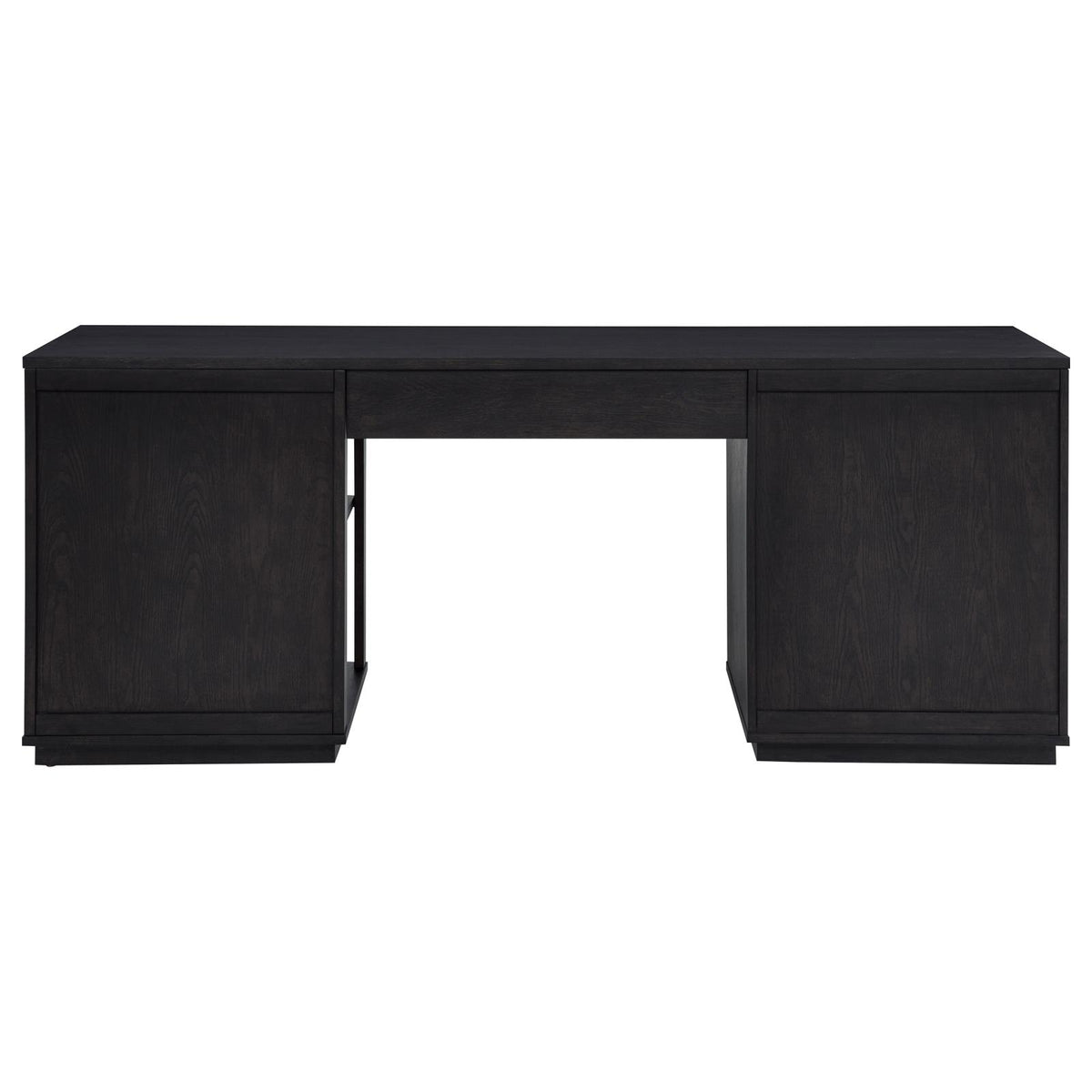 Harkes 75-inch 3-drawer Computer Desk with Adjustable Shelf Coffee Bean