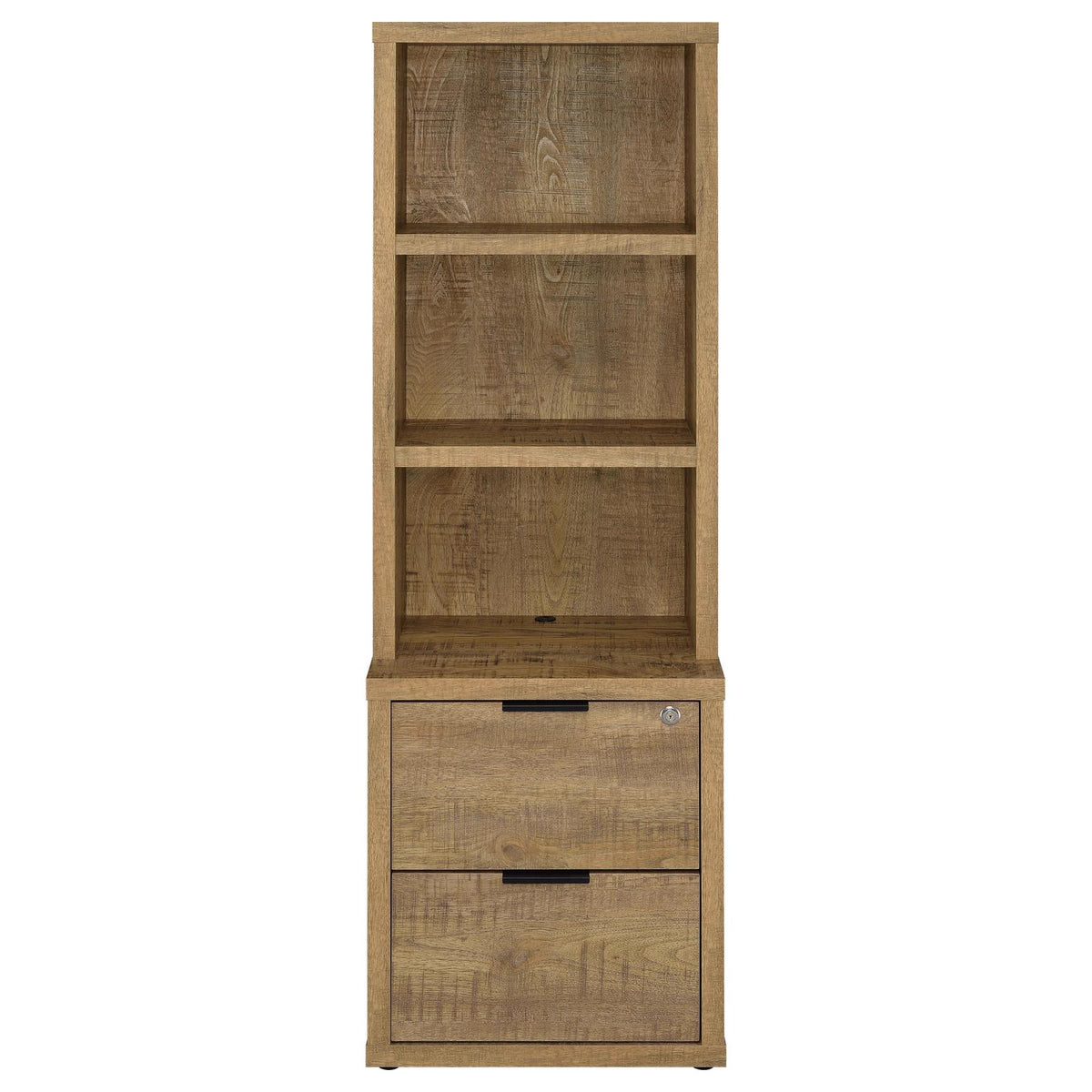 Westpark Wall Unit Bookcase Set with USB Mango