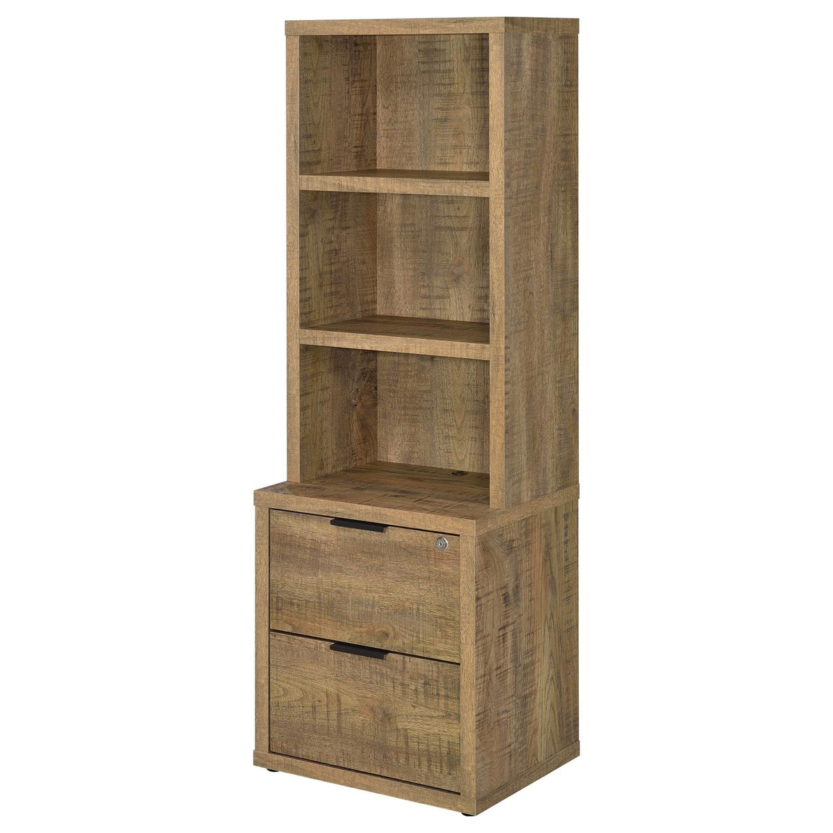 Westpark Wall Unit Bookcase Set with USB Mango