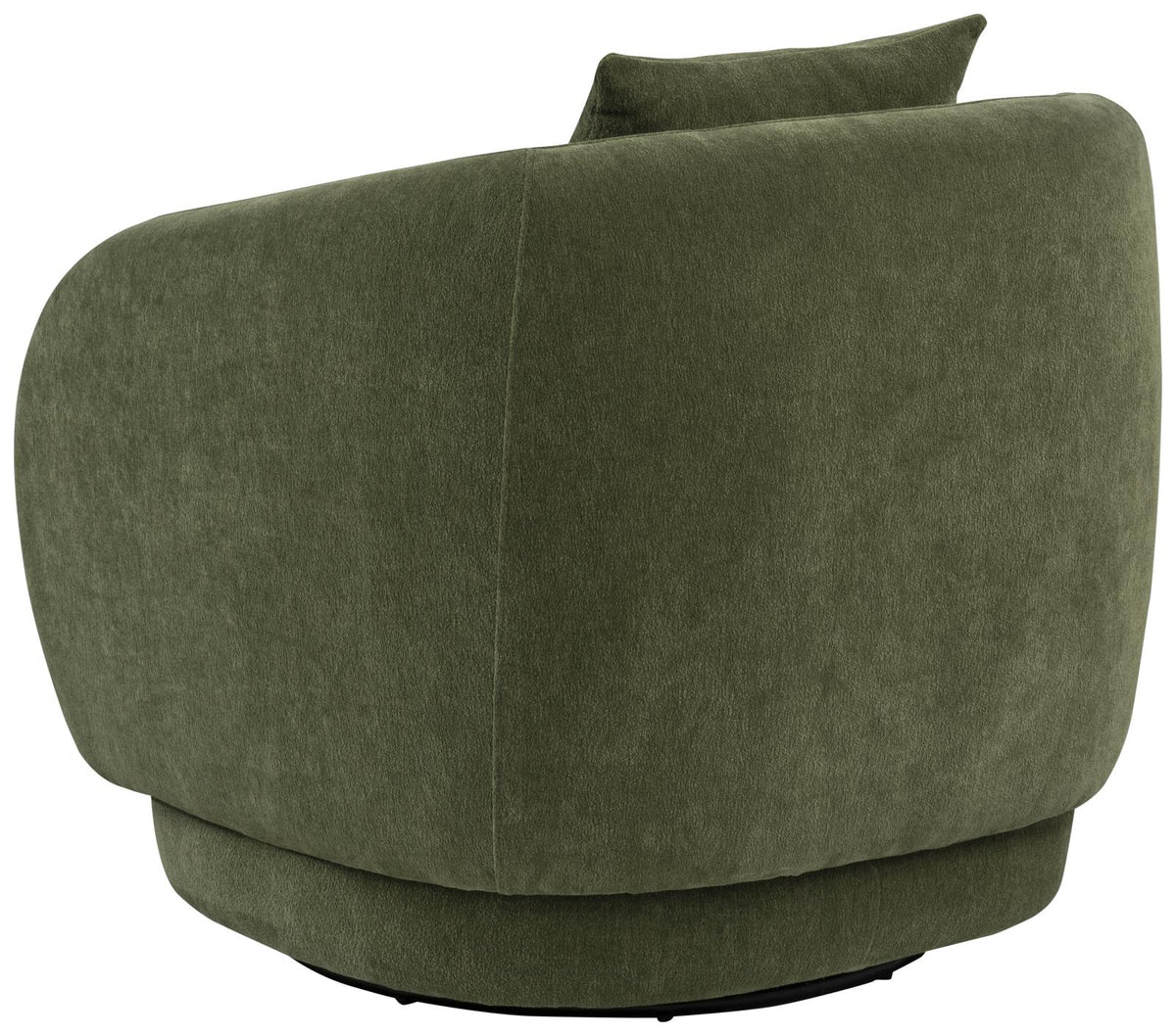 Arnaud Chenille Upholstered Swivel Accent Chair Green