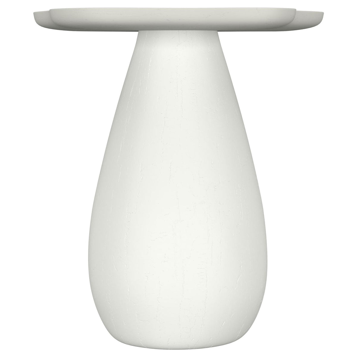 Perth 20-inch Side Table with Cloud-Shaped Top Off White