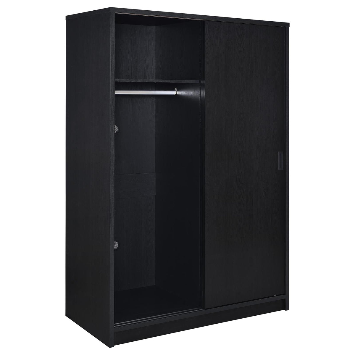 Noble 2-door Bedroom Wardrobe Storage Cabinet Armoire Black