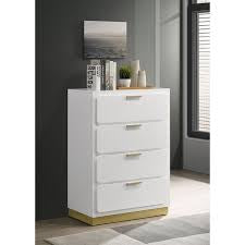 Caraway Bedroom Set — White or Black with LED Headboard