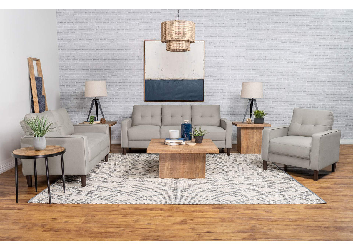 Bowen 3-Piece Sofa Set — Beige | Sofa, Loveseat & Chair