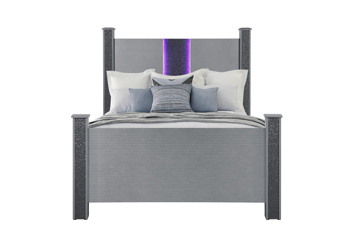 Logan Silver Bedroom Set