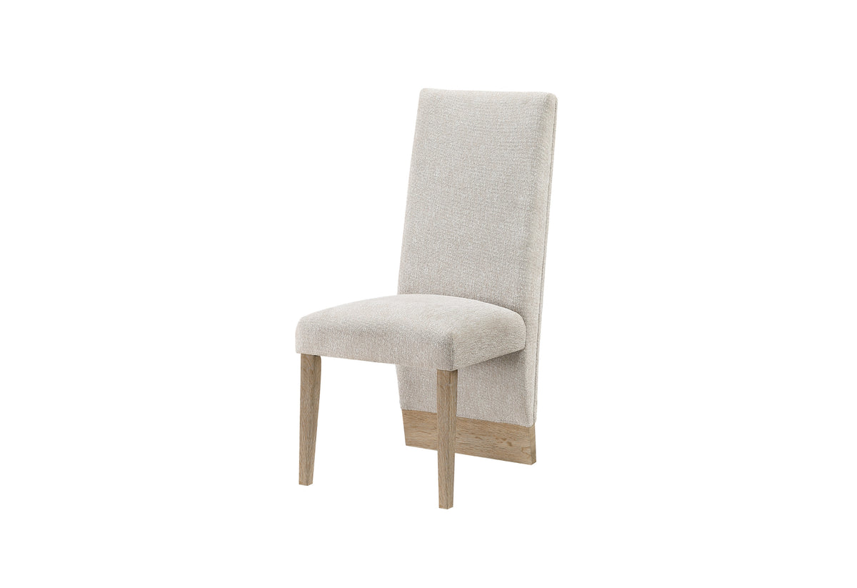 D2504 Dining Set with D12 Chairs — Light Grey