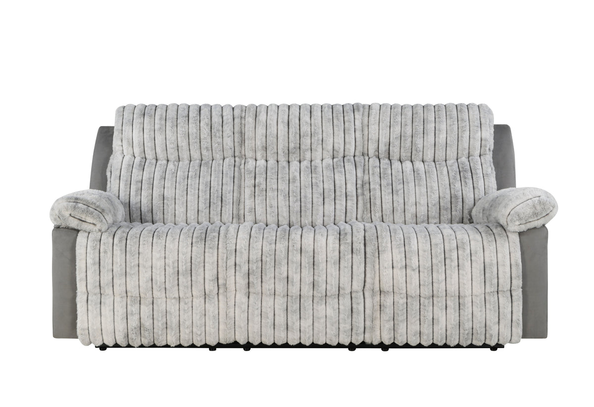 U6028 Reclining Living Room Set — Grey