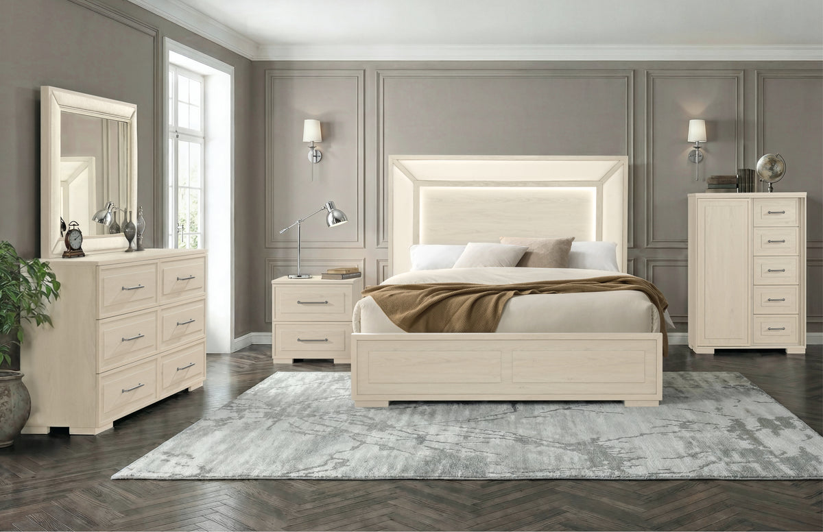Clara Beige Bedroom Set