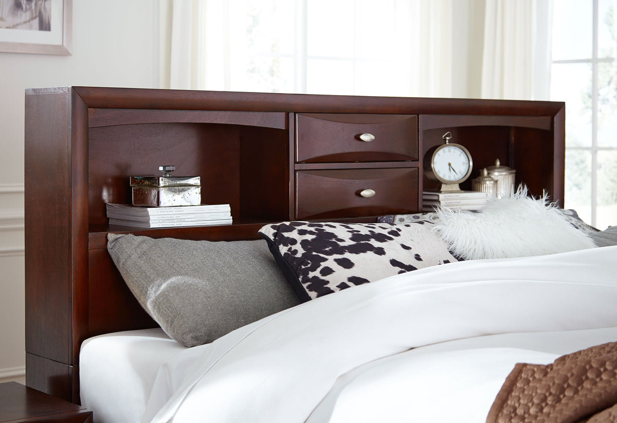 Linda Merlot Bedroom Set