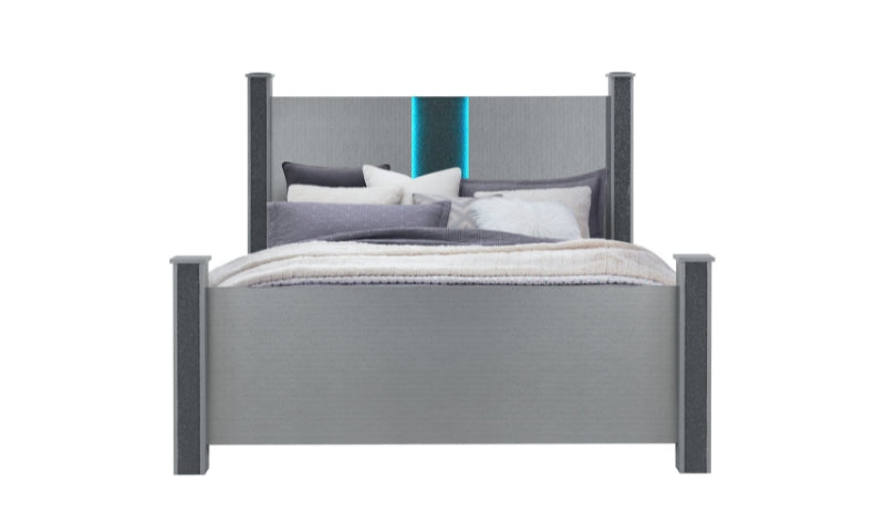Logan Silver Bedroom Set