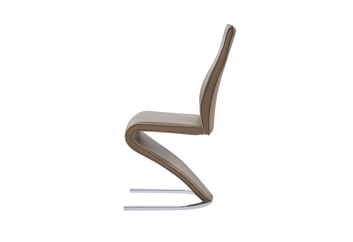 D4126 Dining Set with D4126N Chairs — Dark Brown