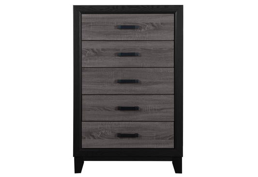 Lisbon Grey and Black Chest
