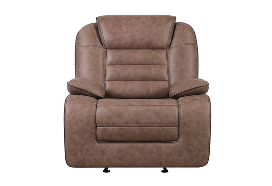 U2250 Reclining Living Room Set — Brown