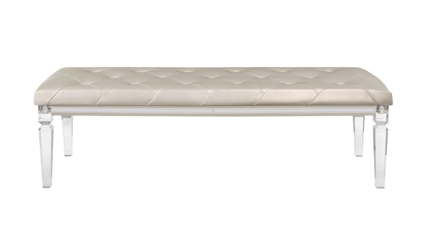 Paris Champagne Bedroom Bench