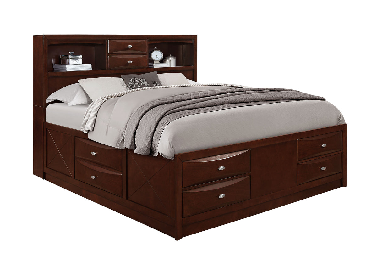 Linda Merlot Bedroom Set