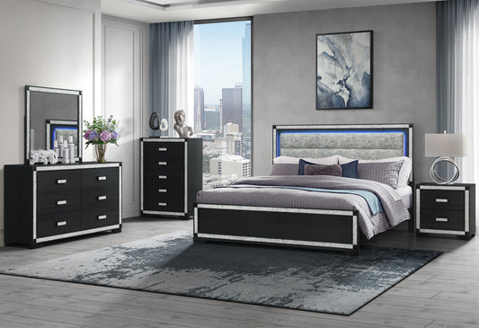 Soleil Charcoal Bedroom Set