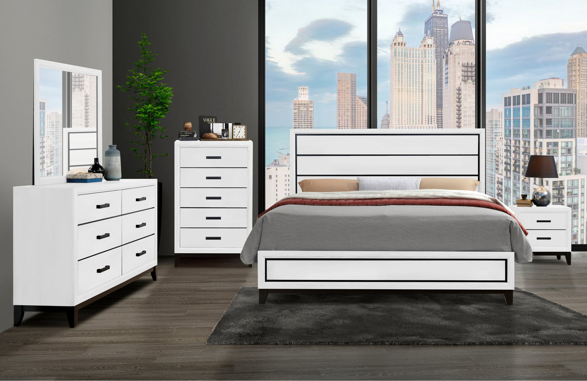Kate White Bedroom Set