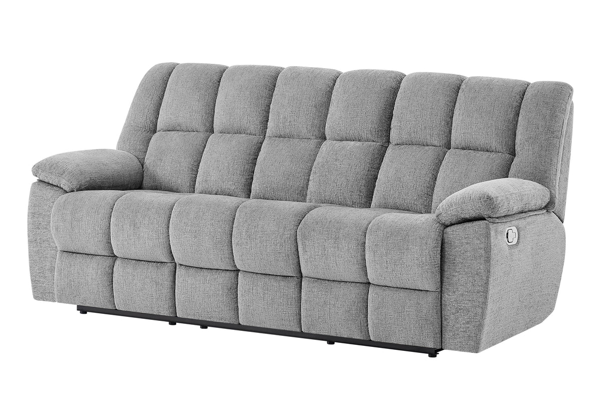 U6000 Reclining Living Room Set — Smoke