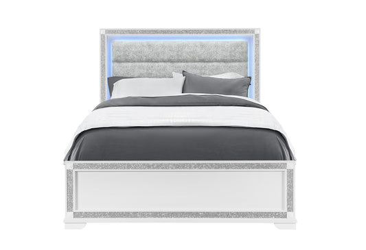 Soleil White Bed