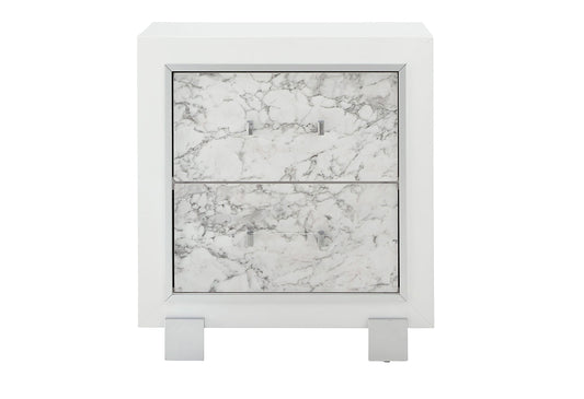 Santorini White Nightstand