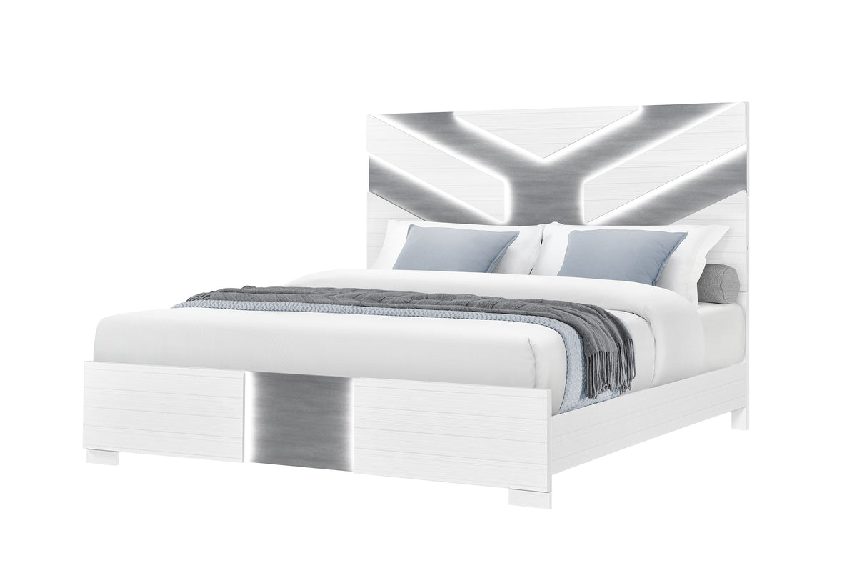 Optimus Wht Bedroom Set