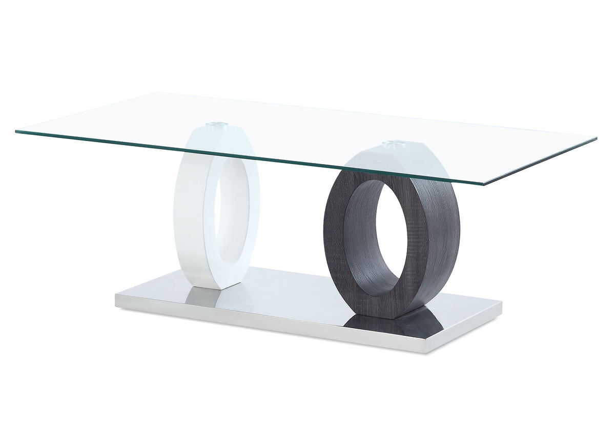 T1628CNS Occasional Table Set — Clear