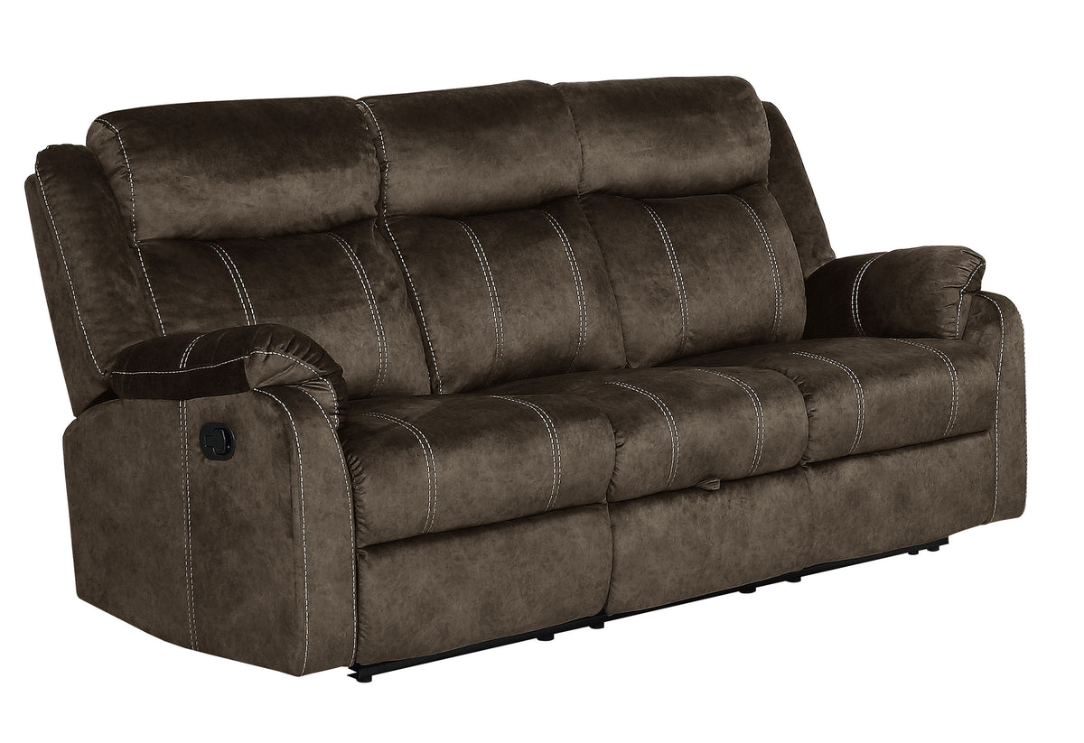 U7303 Reclining Living Room Set — Coffee