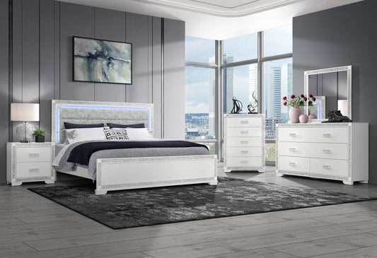 Soleil White Bedroom Set