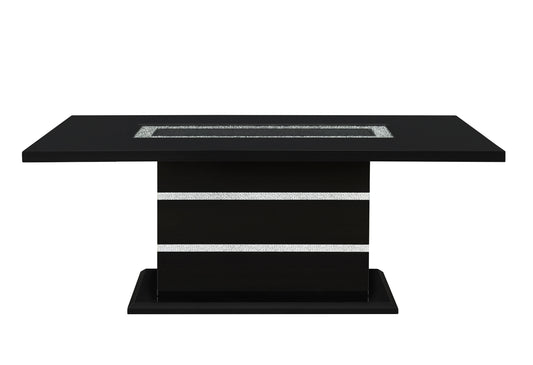 Monaco Black Dining Table