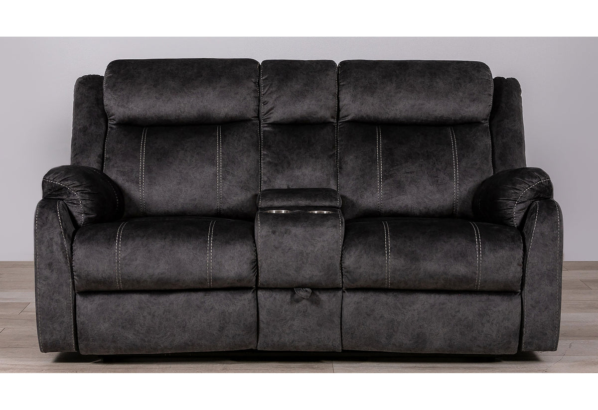 U7303 Reclining Living Room Set — Granite