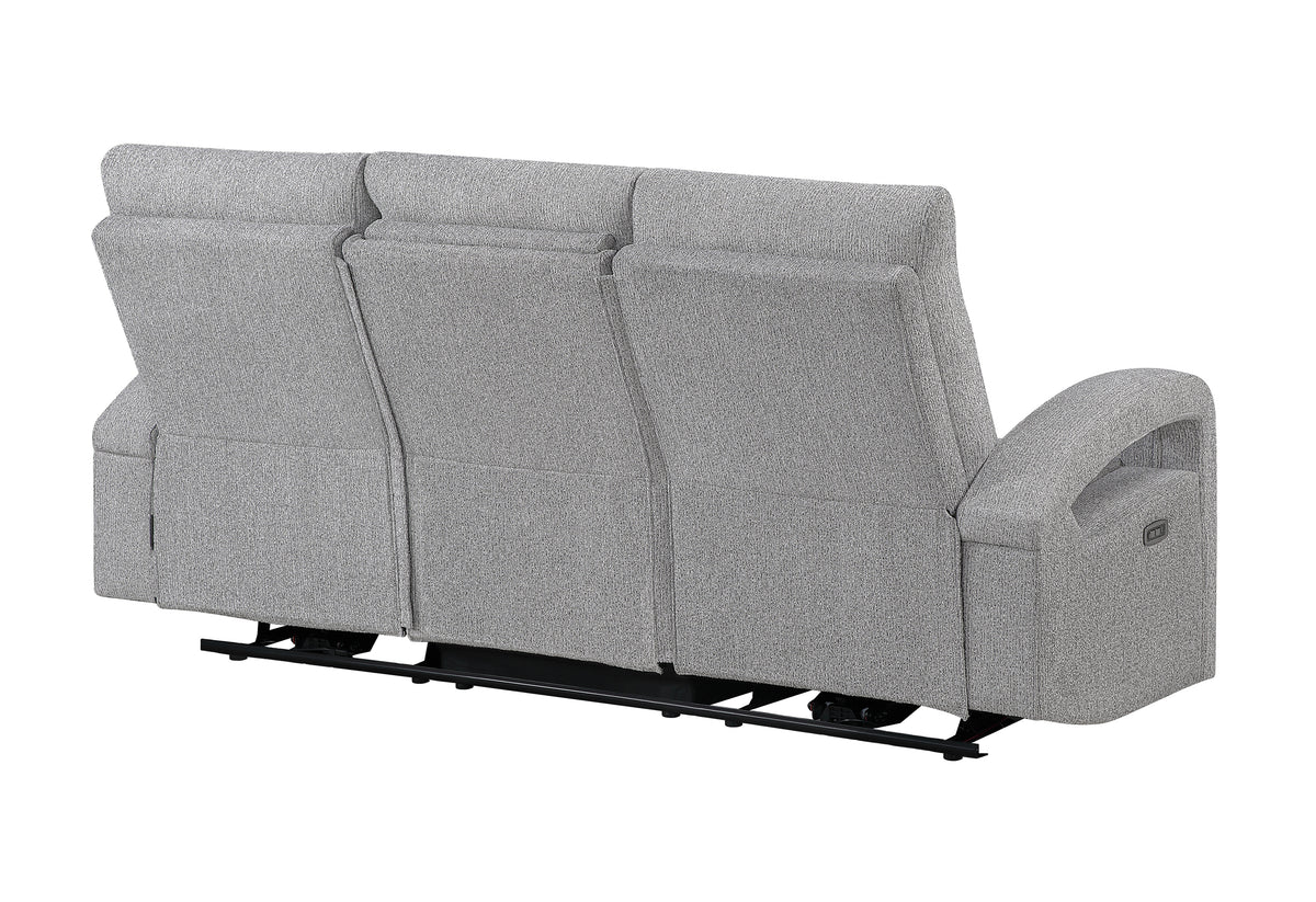 U6611 Reclining Living Room Set — Grey
