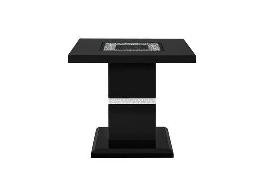 Monaco Black End Table