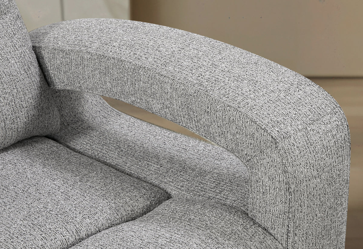 U6611 Grey 15 Power Console Reclining Loveseat with LED