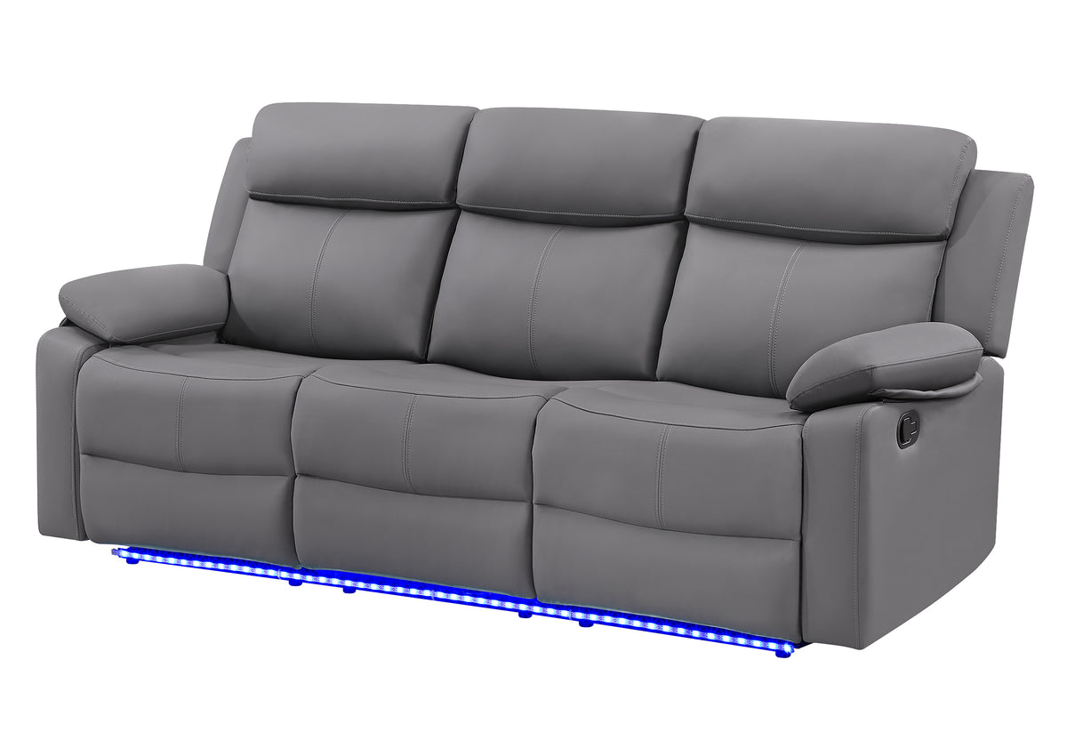 U6026 Reclining Living Room Set — Grey