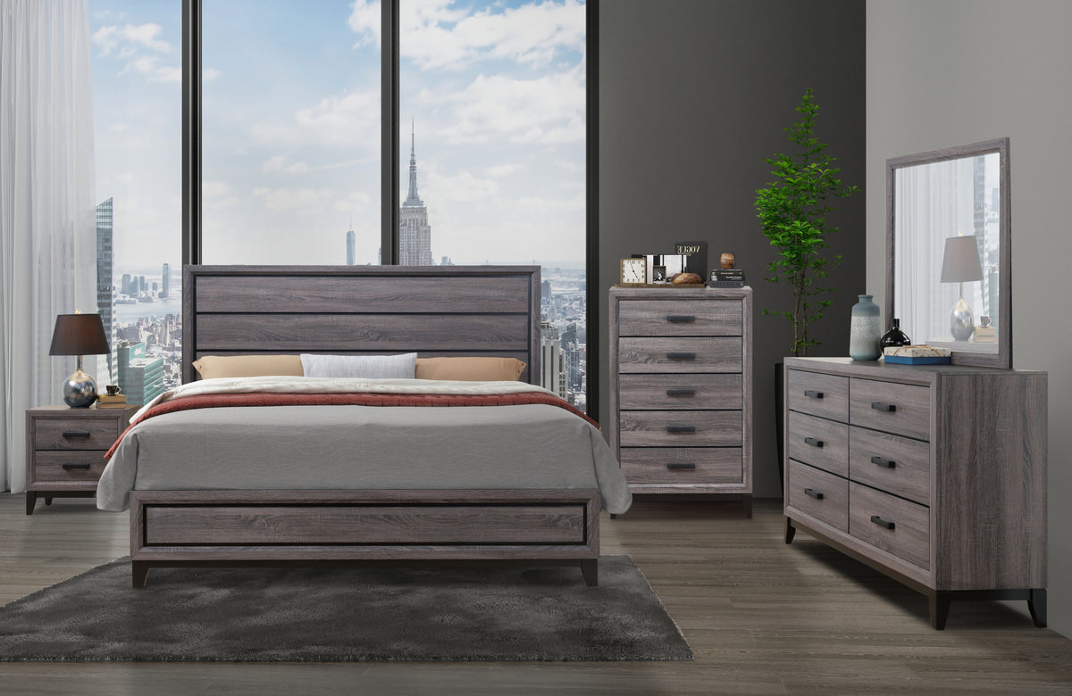 Kate Grey Bedroom Set