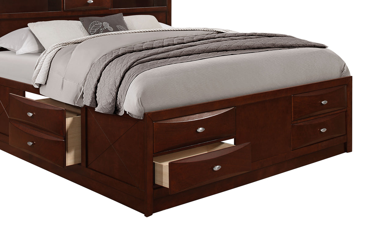 Linda Merlot Bedroom Set