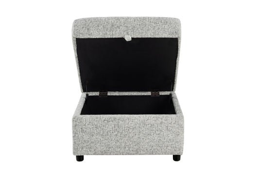U9401 Nickel Sofa Bed Ottoman with Storage