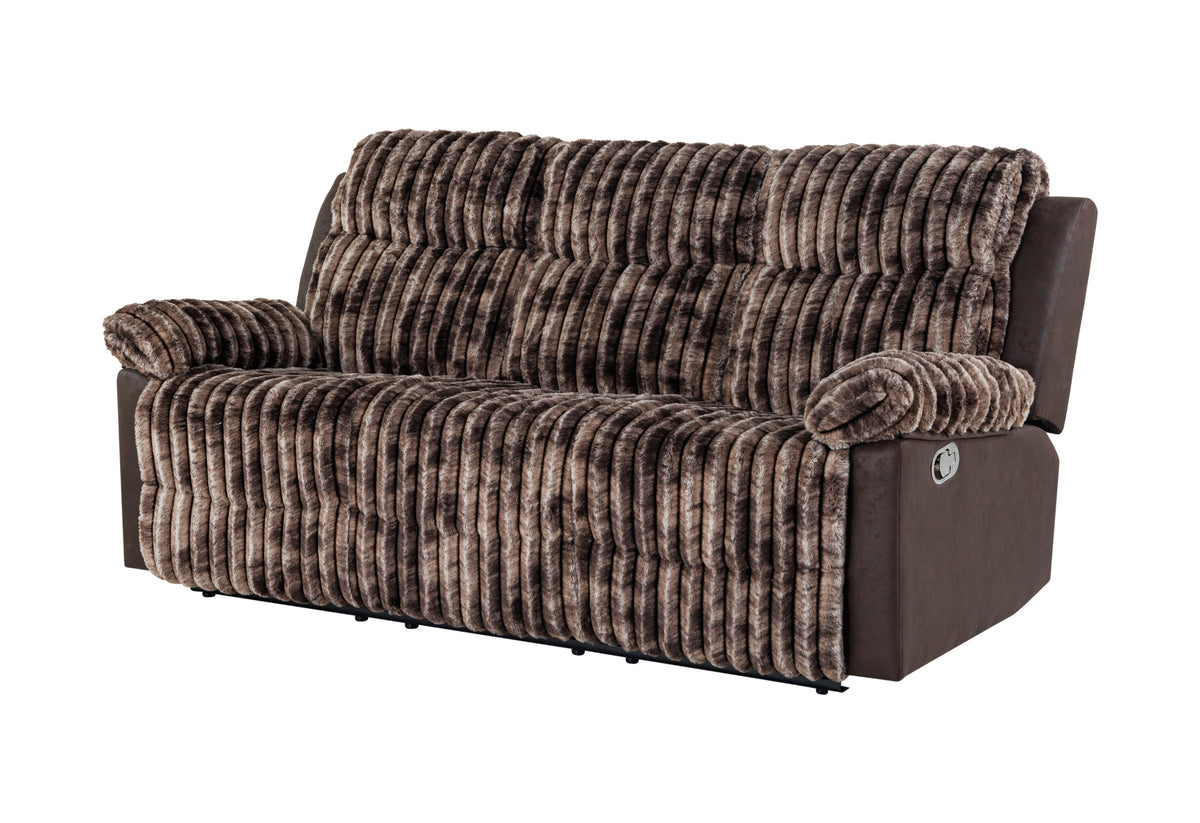 U6028 Reclining Living Room Set — Brown